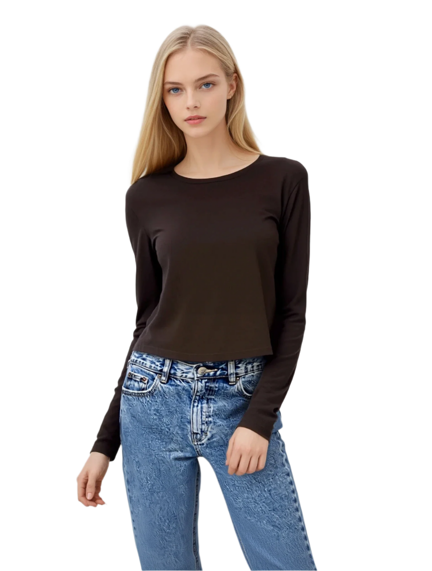 Cloud Jersey Long Sleeve Boxy Tee