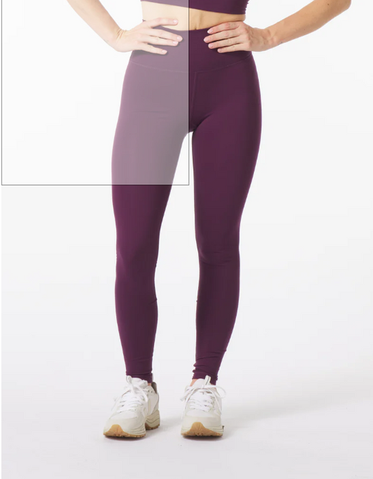 Glyder High Wait Pure Legging - Mulberry