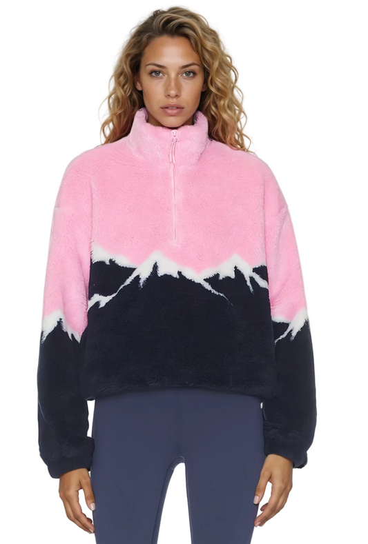 Leona Sherpa Snowy Peaks