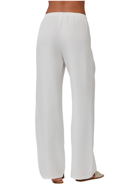 Kylie Wide Leg Pant with Drawstring