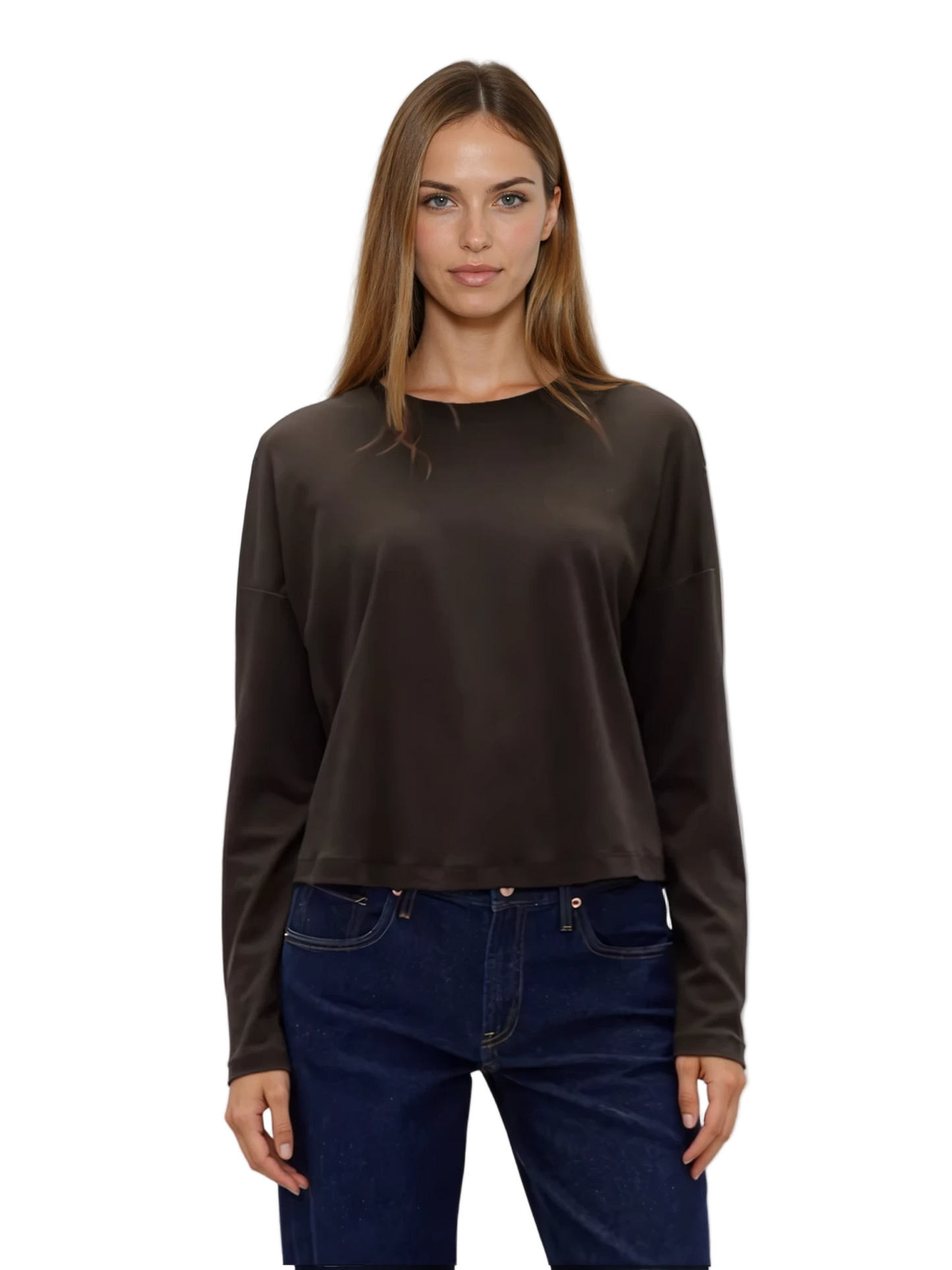 Cloud Jersey Long Sleeve Boxy Tee