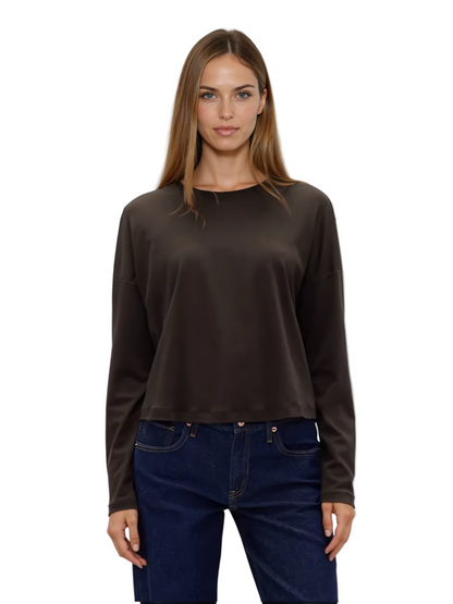 Cloud Jersey Long Sleeve Boxy Tee