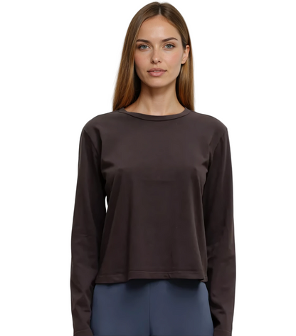 Cloud Jersey Long Sleeve Boxy Tee